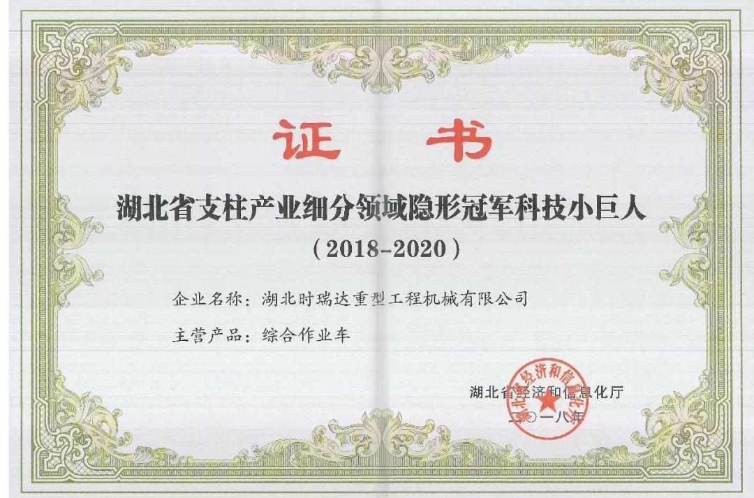 湖北BANDAO.COM被授予“湖北省支柱产业细分领域隐形冠军科技小巨人”​
